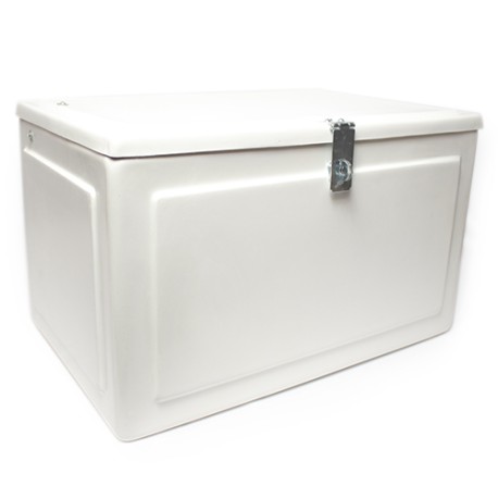 Caja de fibra de vidrio 64x41x40cm blanca CHAZ-01