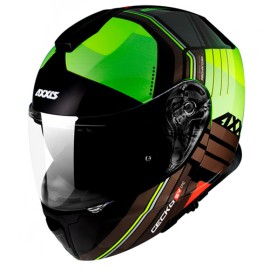 Casco abatible para motocicleta Axxis Gecko Epic/B3 Amarillo Talla L