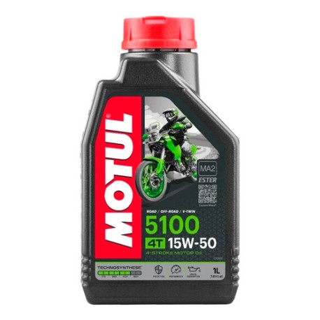 Aceite para motocicleta 4T-1L 15w50 5100 semisintetico Motul