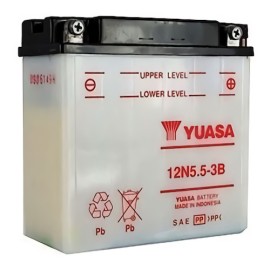 Bateria para motocicleta 12N5.5-3B  sin acido Yuasa