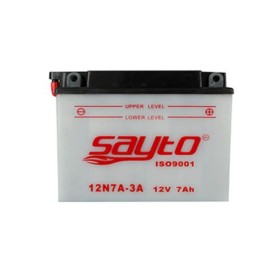 Bateria para motocicleta 12N7A-3A con acido Sayto